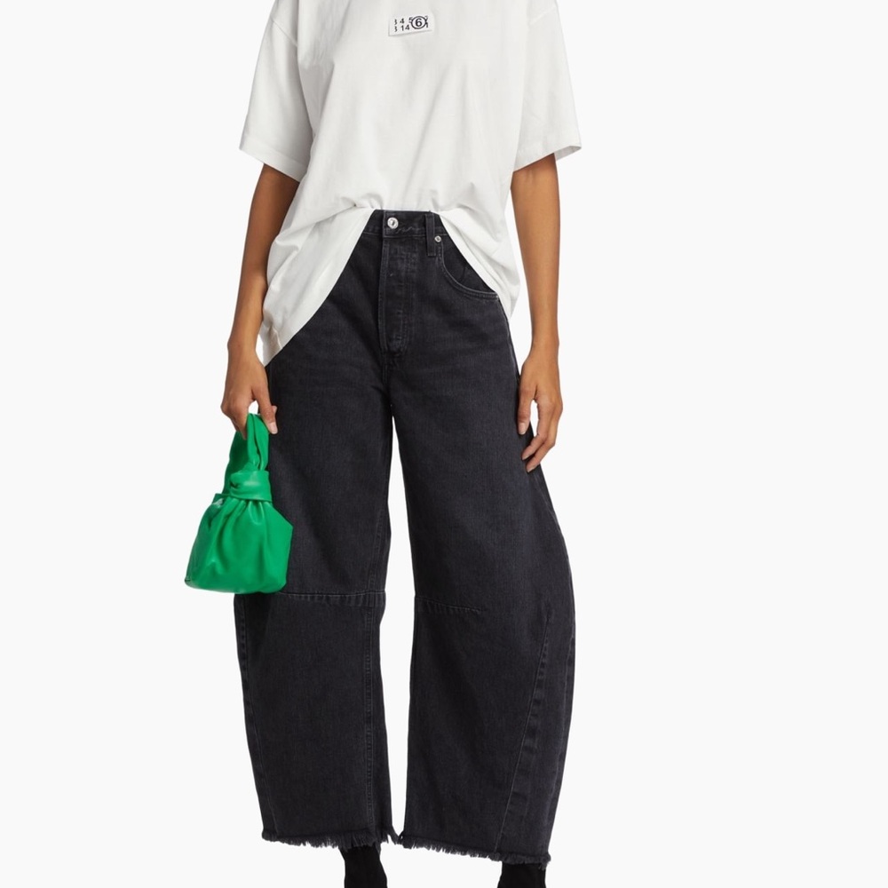 Citizens Of Humanity Charcoal Wide-Leg Jeans